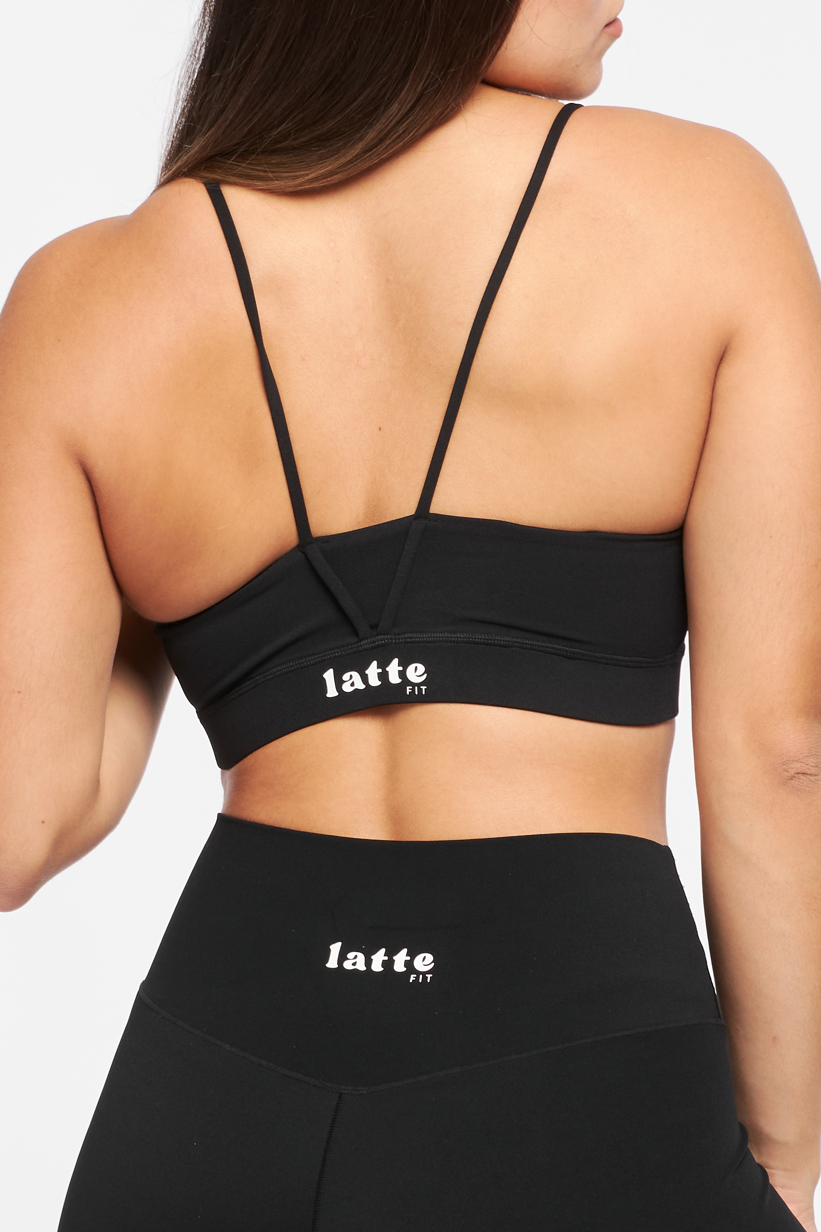 Vista lateral de legging Espresso - comodidad y libertad de movimiento