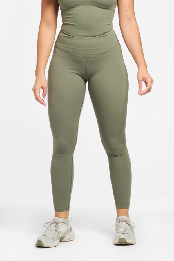 Legging deportivo corte alto Matcha Latte