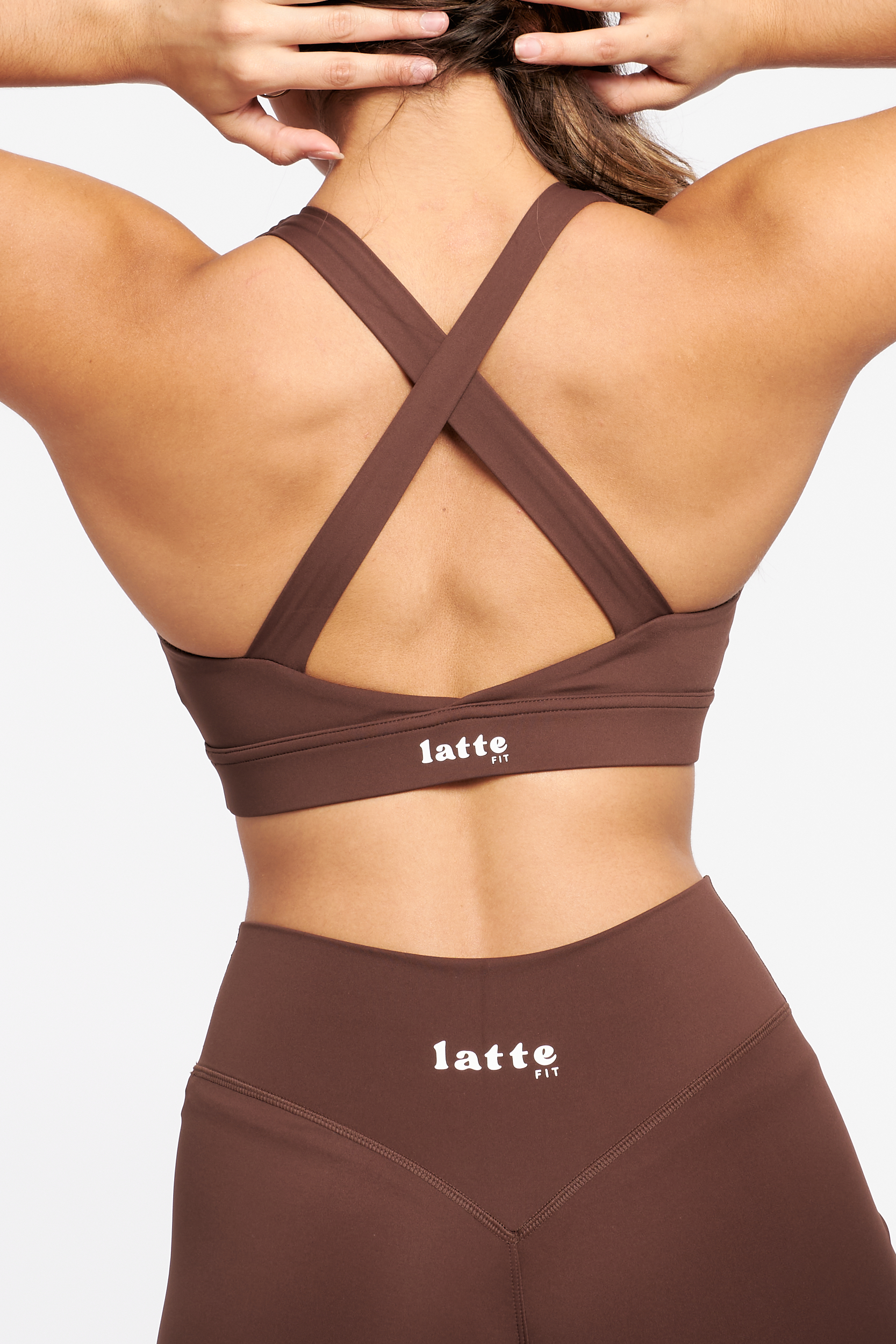 Ristretto short negro visto de atras- Latte Fit